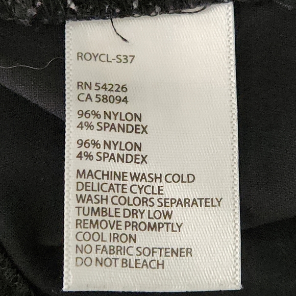 ROYAL ROBBINS Black Stretch Nylon Capri Pants size 12 - Picture 6 of 12